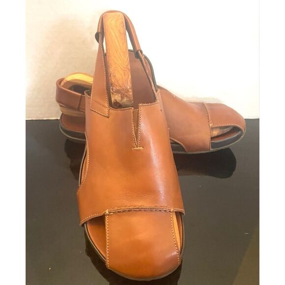 Bacco Bucci Paradise Elegant Brown Leather Men’s Sandals Size 11 main image 13